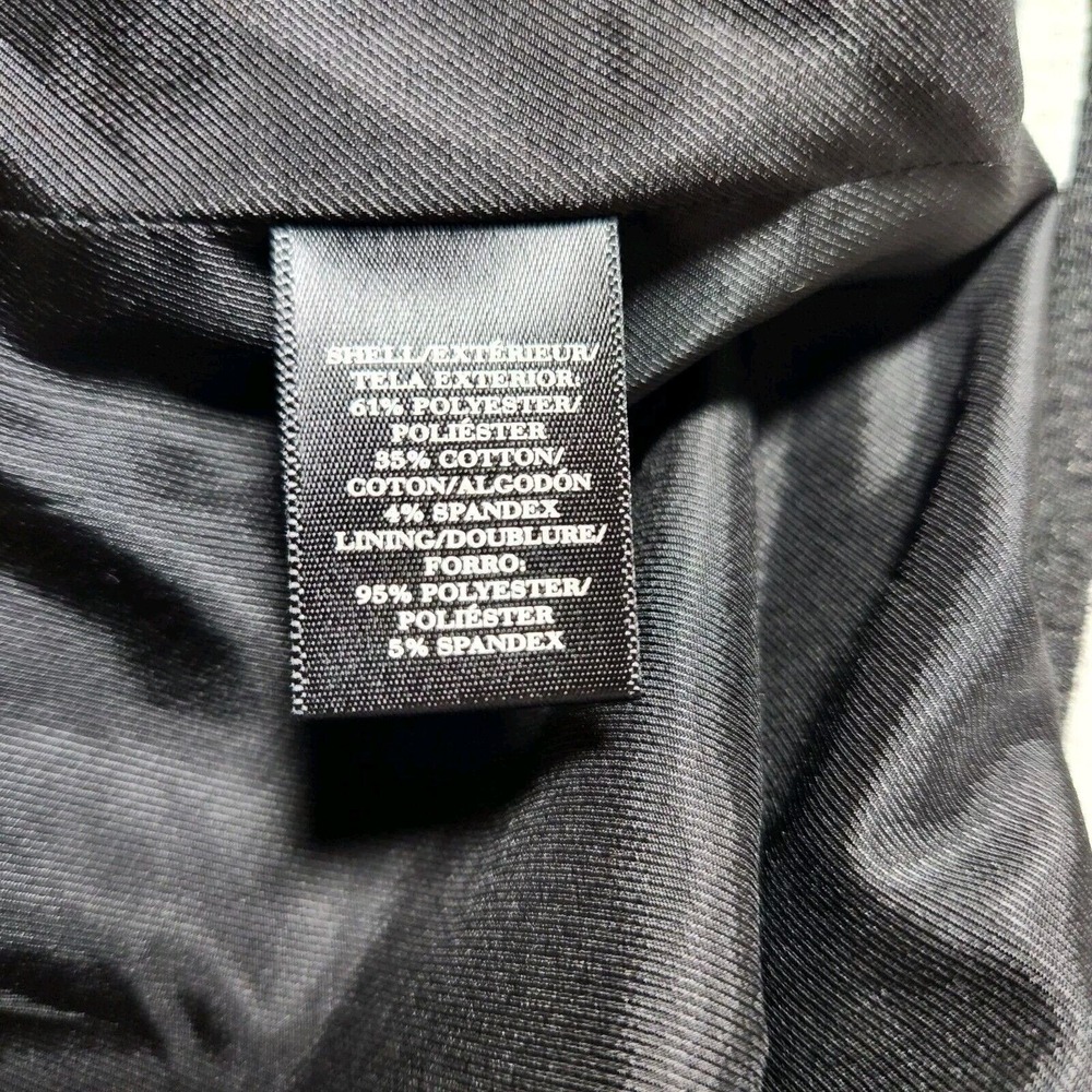 NEW Ann Taylor XLP $250 Black White Zebra Animal Print Double Breasted Peacoat - Picture 6 of 10